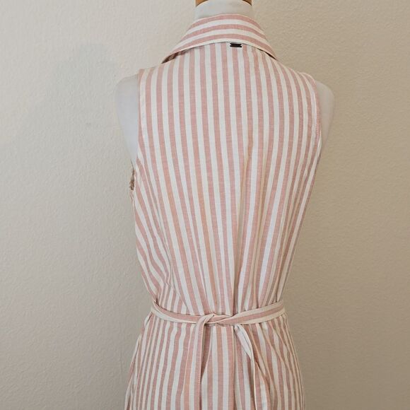 O’Neill red stripe wrap dress XL - Picture 4 of 9